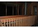 Bridge connecting the two sides of the home with natural wood at 7219 Williams S Dr, St Petersburg, FL 33705