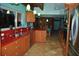 This spacious kitchen showcases stainless steel appliances and a kitchen island with seating at 7219 Williams S Dr, St Petersburg, FL 33705