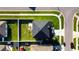 An aerial view showcasing the property's layout, fenced backyard, driveway, and neighborhood street at 3301 San Moise Pl, Plant City, FL 33567