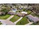 Aerial view of home with well maintained lawn and neighborhood surroundings at 5390 31St N Ave, St Petersburg, FL 33710