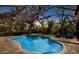 Sparkling screened-in pool and hot tub with blue furniture and outdoor seating area at 15912 Ternglade Dr, Lithia, FL 33547
