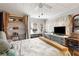 Inviting bedroom featuring natural light, custom cabinets, and a comfortable bed at 585 Sky Harbor Dr # 416, Clearwater, FL 33759