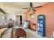 Relaxing sunroom with a comfortable couch, charming decor, and natural light at 585 Sky Harbor Dr # 416, Clearwater, FL 33759