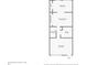 Detailed floor plan of the home, showcasing the layout with living room, kitchen, bathroom, and bedrooms at 2042 Australia W Way # 66, Clearwater, FL 33763