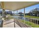 Relaxing balcony overlooking scenic waterfront views, perfect for enjoying the outdoors at 2220 Spanish Dr # 4, Clearwater, FL 33763