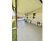 A large covered patio is perfect for enjoying outdoor living and entertaining guests at 34344 Timberland Blvd, Wesley Chapel, FL 33543