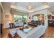 Inviting living room with recessed lighting, ample seating, and hardwood floors at 5088 Championship Cup Ln, Spring Hill, FL 34609