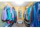 Walk-in closet provides lots of storage space at 7405 Bay Island S Dr # 220, South Pasadena, FL 33707