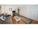 Living room features a comfortable couch and plenty of closet space at 7405 Bay Island S Dr # 220, South Pasadena, FL 33707