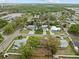 Neighborhood view of a charming home surrounded by lush greenery, in a serene residential community near the water at 7480 Hobson Ne St, St Petersburg, FL 33702