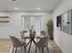 Cozy dining area with a modern table and stylish decor at 7480 Hobson Ne St, St Petersburg, FL 33702