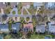Bird's eye view showcasing the property's neighborhood, street, and well-maintained surroundings at 809 Royal Dr, Largo, FL 33770