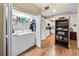 Laundry room with washer, dryer and open shelving at 9718 Tiffany Oaks Ln # 12, Tampa, FL 33612