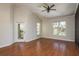 Bright and airy living room with vaulted ceiling and access to outdoor balcony at 10105 Courtney Oaks Cir # 301, Tampa, FL 33619