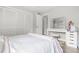 Bright bedroom with a vanity and a modern closet at 107 S Obrien St # 217, Tampa, FL 33609