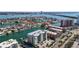 A waterfront condo and boat docks at 125 Island Way # 404, Clearwater Beach, FL 33767