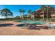 Community pool with a jacuzzi and a nice view at 351 Windrush Loop, Tarpon Springs, FL 34689