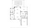 Detailed floor plan showing layout of home including bedrooms, living spaces, and pool at 5024 Cedarbrook Ln, Hernando Beach, FL 34607