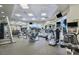 Well-equipped fitness center with treadmills, weight machines, and ample natural light at 5823 Bowen Daniel Dr # 1606, Tampa, FL 33616