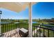 Relax on the balcony with panoramic views of the lush golf course and city skyline at 6210 Sun Blvd # 408, St Petersburg, FL 33715