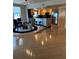 Open floorplan showing the kitchen with stainless steel appliances and dining area at 6425 Shoreline Dr # 10506, St Petersburg, FL 33708
