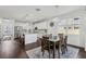 Spacious kitchen offers stainless appliances, a center island with seating, and a breakfast nook at 10845 Sundrift Dr, Tampa, FL 33647