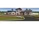 Beautifully landscaped clubhouse with modern architectural design, offering community amenities at 37252 Clinch Cir, Zephyrhills, FL 33540