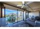 Inviting balcony offering partial views of the ocean and pool below at 4450 Gulf Blvd # 303, St Pete Beach, FL 33706