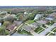 Residential neighborhood featuring well-maintained homes and lush backyard landscapes near a pond at 4644 Braesgate Ct, Land O Lakes, FL 34639