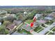 Residential neighborhood featuring well-maintained homes and lush backyard landscapes near a pond at 4644 Braesgate Ct, Land O Lakes, FL 34639