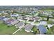 Tranquil neighborhood view showcases various roof styles and lush landscaping throughout the community at 4644 Braesgate Ct, Land O Lakes, FL 34639