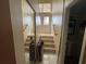 Tiled entry hall with staircase and hallway at 5034 Terrace Village Ln, Tampa, FL 33617