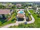 A beautiful aerial view of the pool and community at 7305 River Hammock Dr # 204, Bradenton, FL 34212