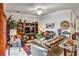 Spacious living room features stylish furniture and neutral colors at 7305 River Hammock Dr # 204, Bradenton, FL 34212