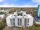 Beautiful aerial view of the Townview 105 building featuring multiple floors and balconies with amazing views at 105 4Th Ne Ave # 405, St Petersburg, FL 33701