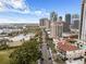 Impressive aerial view of a city landscape featuring upscale condos and marina views at 105 4Th Ne Ave # 405, St Petersburg, FL 33701