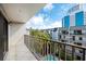 Balcony with views of pool and other community amenities at 105 4Th Ne Ave # 405, St Petersburg, FL 33701