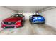 Spacious garage featuring parking for two vehicles, providing secure and convenient storage at 105 4Th Ne Ave # 405, St Petersburg, FL 33701
