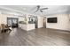 Open floor plan with view of kitchen and dining area at 1131 60Th Ave S, St Petersburg, FL 33705