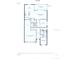 First-floor floor plan featuring an open-concept layout with kitchen, gathering room, flex room, and garage at 12652 Glenn Creek Dr, Riverview, FL 33569