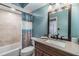 Cozy bathroom featuring a combination tub and shower at 2511 Dolly Bay Dr # 304, Palm Harbor, FL 34684