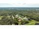 An aerial shot showcasing the neighborhood's well-manicured lawns and the property's proximity to nature at 30 Stanton Cir, Oldsmar, FL 34677