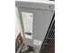 Close up of the unit showcasing name plate with details about power and certification at 30 Stanton Cir, Oldsmar, FL 34677
