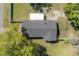 Aerial shot of the roof and side yard of the house at 4814 Knights Loop, Plant City, FL 33565