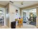 Bright breakfast nook with sliding glass doors leading to a patio at 5839 Garden Lakes Dr, Bradenton, FL 34203