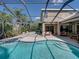 Enjoy the beautiful, screened-in pool with a patio area perfect for relaxation and entertaining, featuring ample seating at 6107 Ibispark Dr, Lithia, FL 33547