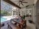 This is the pool patio with lots of room for entertaining at 6107 Ibispark Dr, Lithia, FL 33547