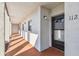 Condo entryway featuring a covered walkway with an apartment door at 7623 Radcliffe Cir # 112A, Port Richey, FL 34668