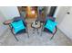 A cozy balcony setting, perfect for enjoying serene outdoor moments at 7700 Sun Island S Dr # 608, South Pasadena, FL 33707