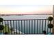 Panoramic balcony view of waterfront at 7700 Sun Island S Dr # 608, South Pasadena, FL 33707